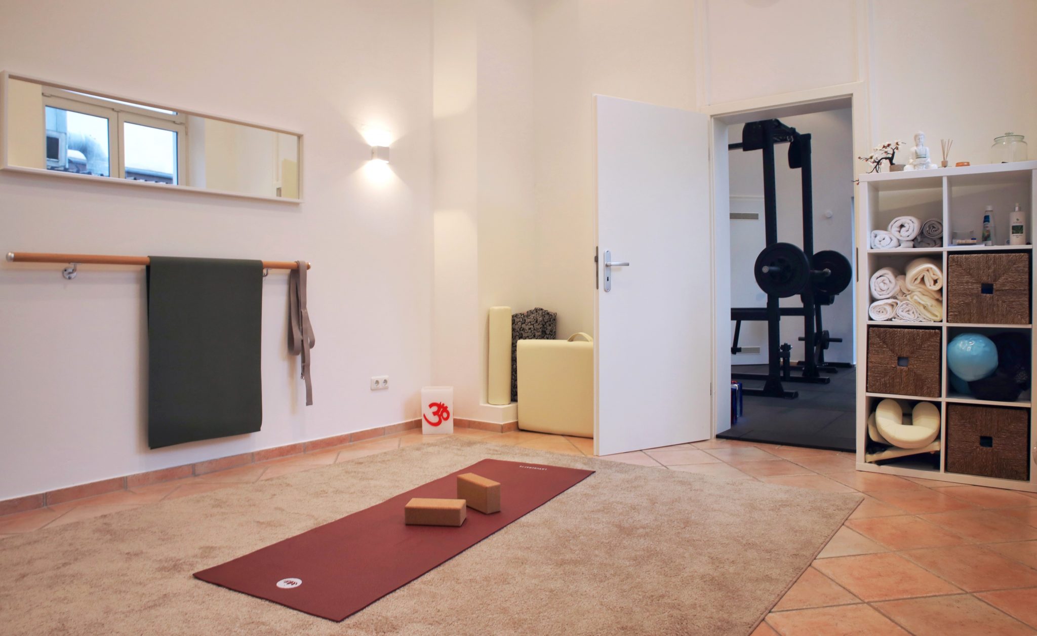 Trainingsfläche im Studio von Leon Walz.